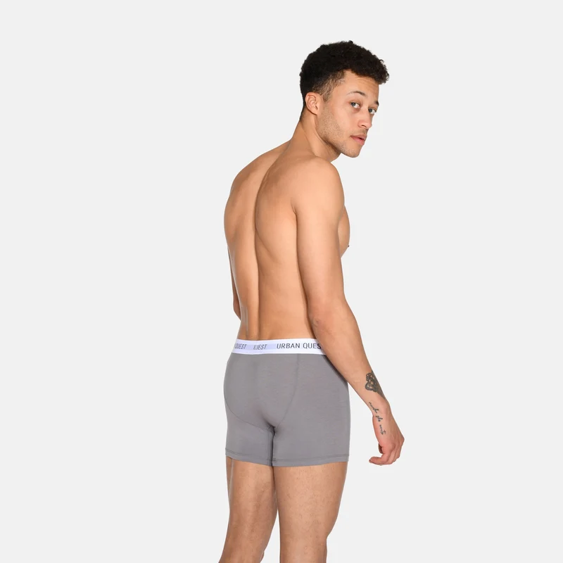 3er-Pack Bambus-Unterhosen in schwarz/navy/grau