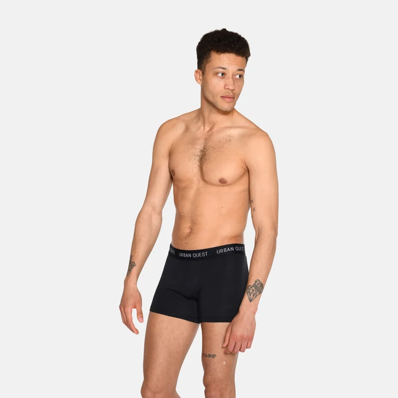 3er-Pack Schwarze Bambus-Unterhosen
