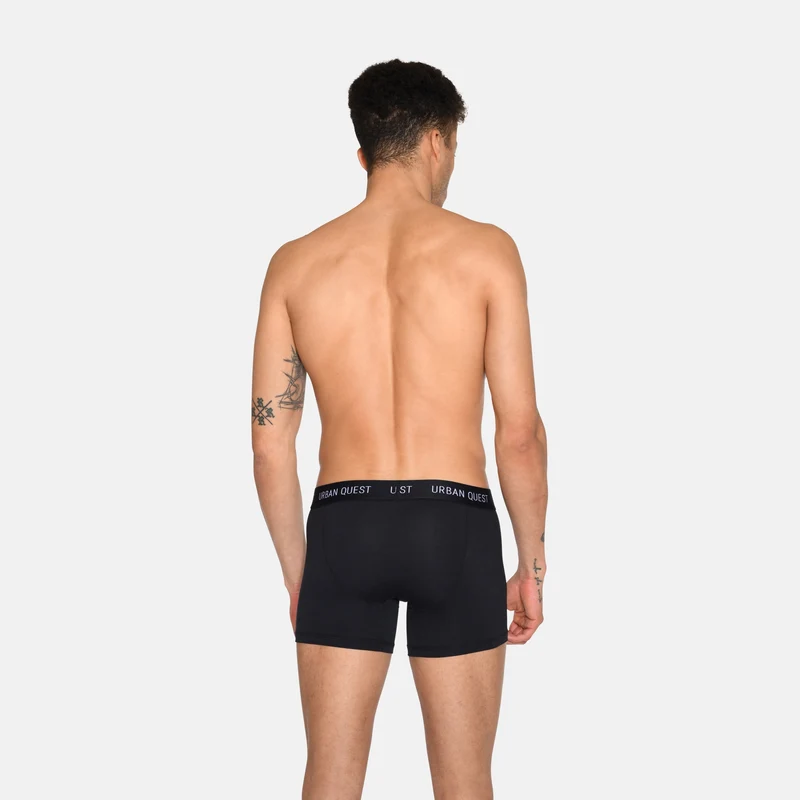 3er-Pack Schwarze Bambus-Unterhosen
