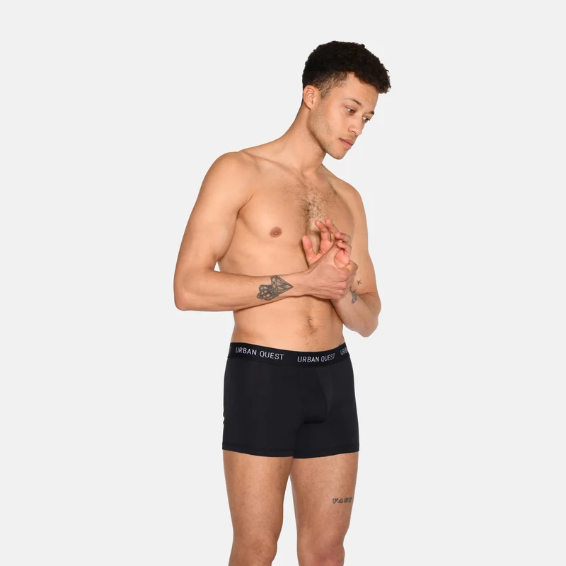 3er-Pack Schwarze Bambus-Unterhosen