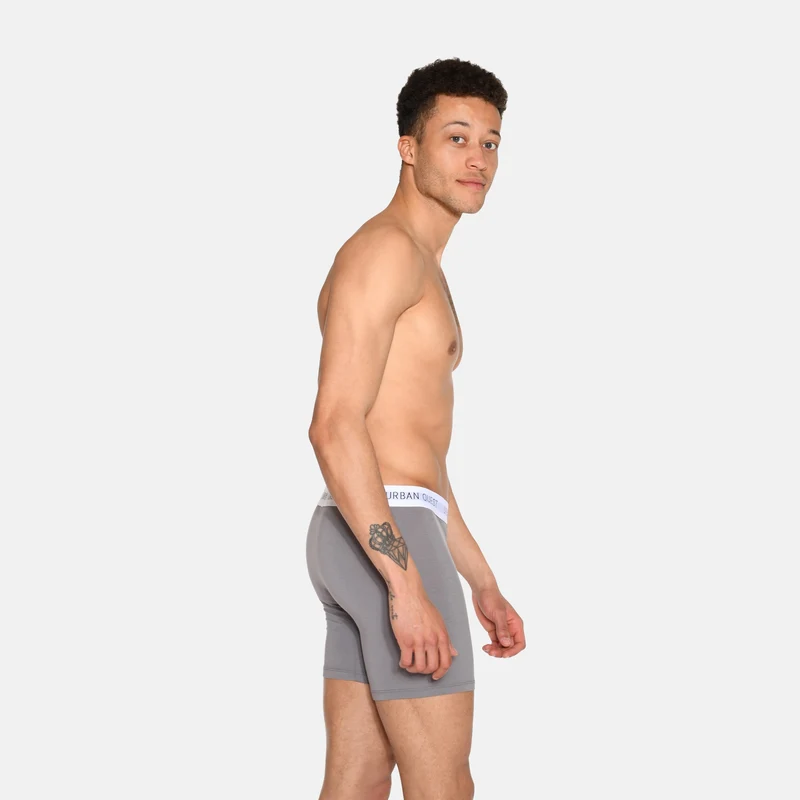 3er Pack Bambus-Unterhosen mit langen Beinen in schwarz/navy/dunkelblau