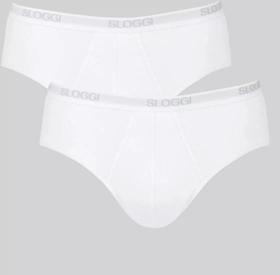 Sloggi men Basic Midi 2er Pack weiss
