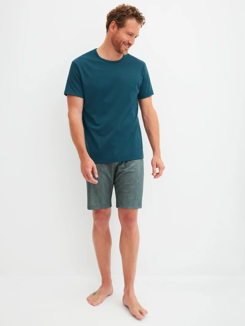HERREN Pyjama kurz
