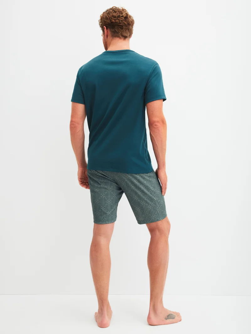 HERREN Pyjama kurz