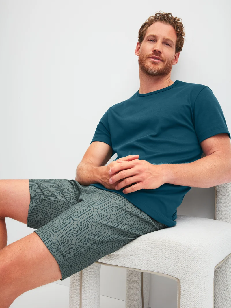 HERREN Pyjama kurz