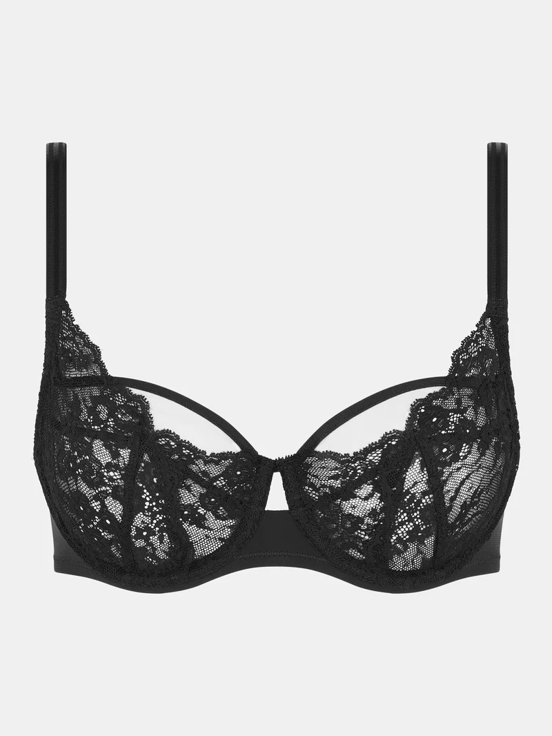 Chantelle - Crush Halbschalen-Stütz-BH Schwarz