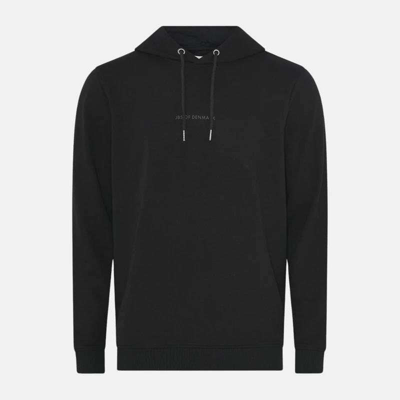 Schwarzer Kapuzenpulli aus Bambus