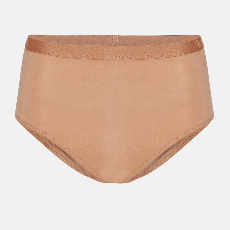 3er-Pack Tan Bamboo Maxi-Slips