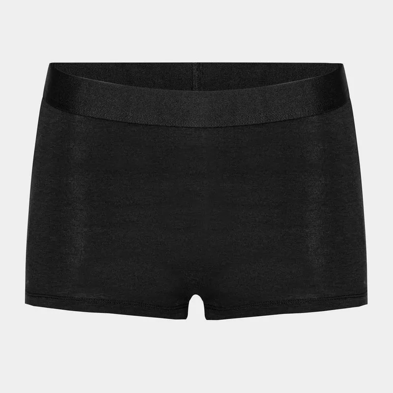 3er-Pack Schwarze Bambus-Hotpants