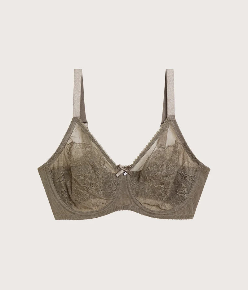 Retro Chic Full Figure Underwire Bra Bungee Cord