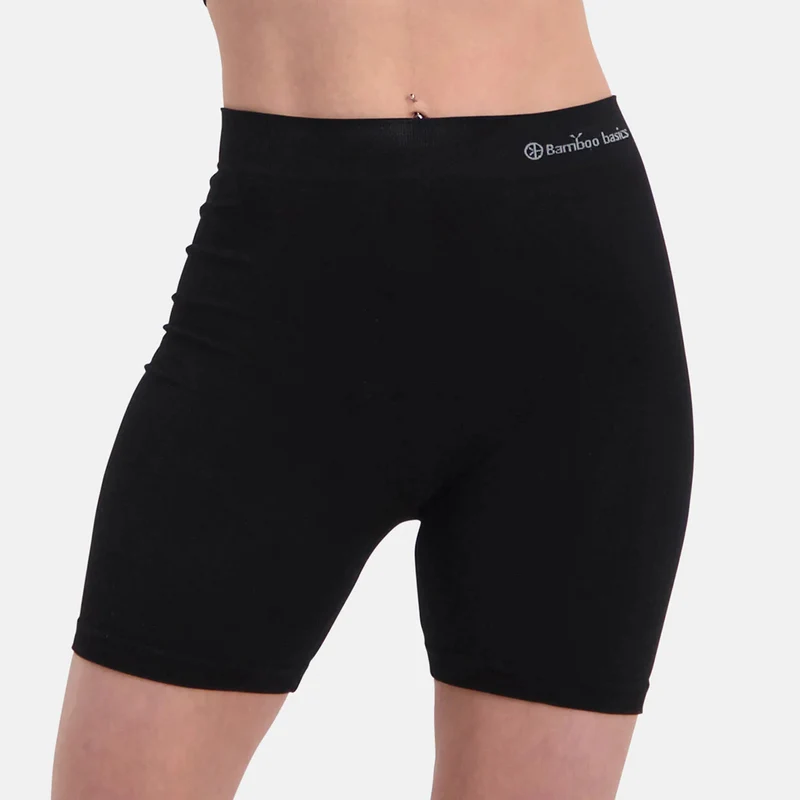 Schwarze Innenshorts aus Bambus