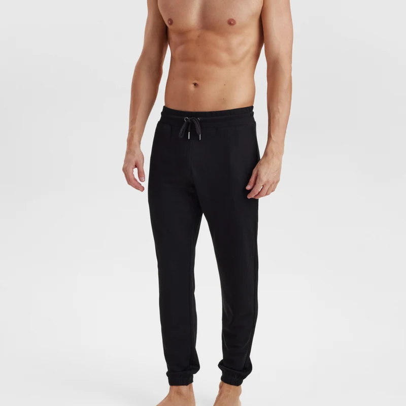 Schwarze Jogginghose aus Bambus