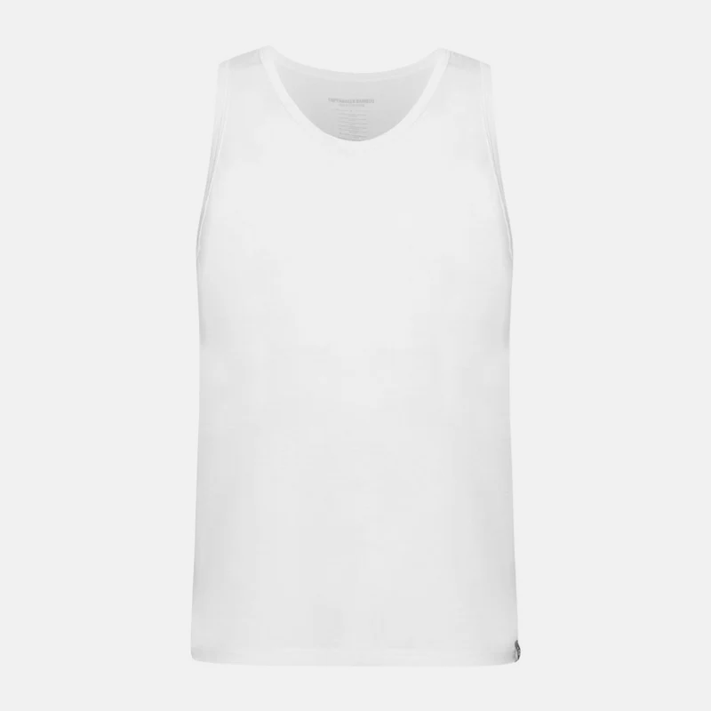 2er Pack Weißes Bambus Tank Top