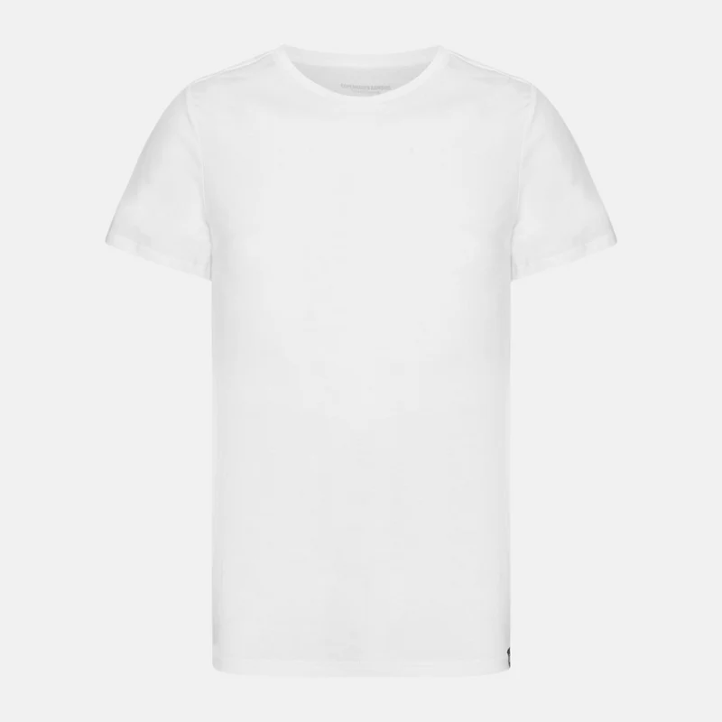 2er-Pack Weißes schmal geschnittenes Bambus-T-Shirt