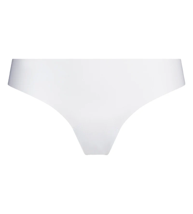Unsichtbarer brasilianischer Slip für Damen aus Mikrofaser Weiß Dim