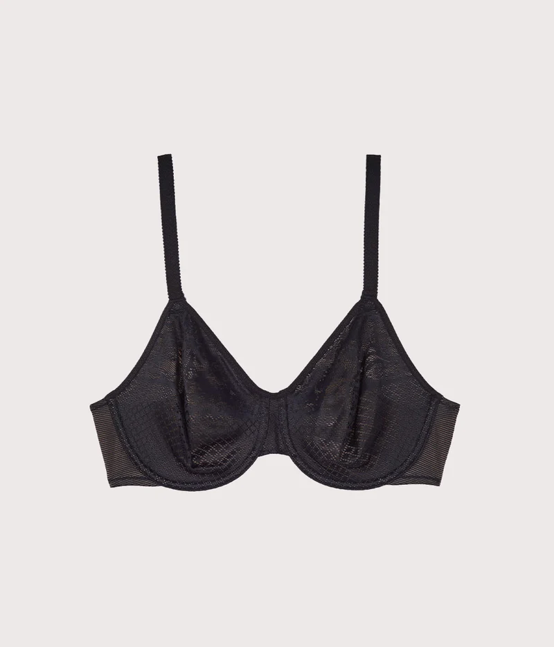 Visual Effects Minimizer Bra Black