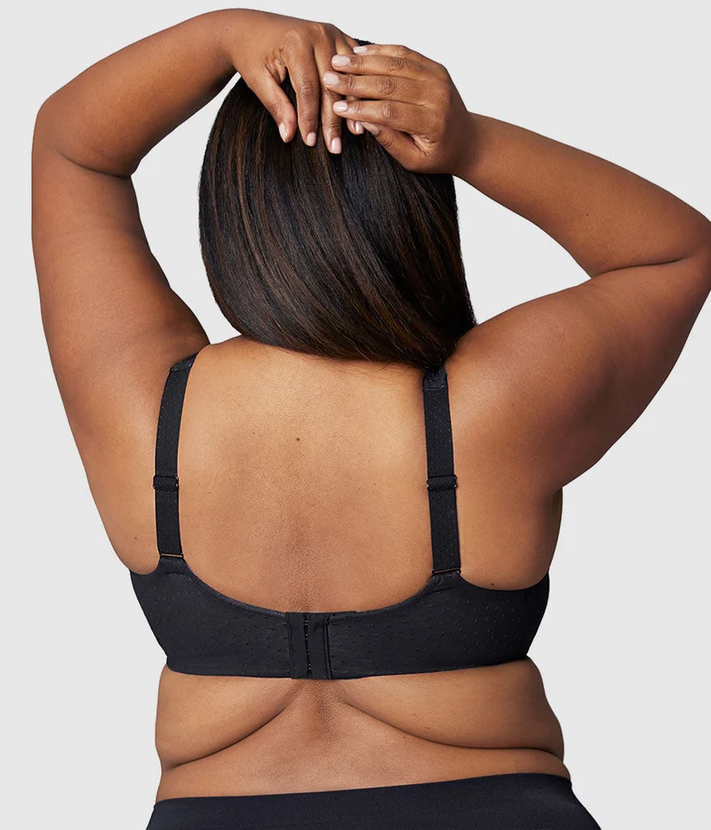 Back Appeal® H-K Cup Wire Free Bra Black