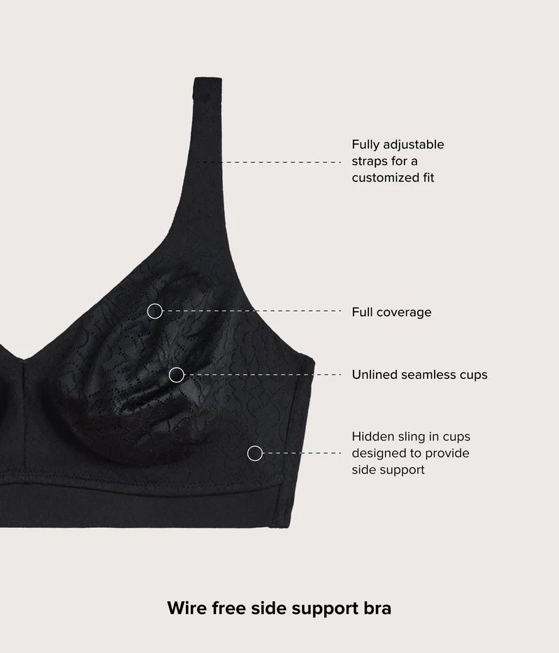 Inside Job™ Wire Free Bra Black