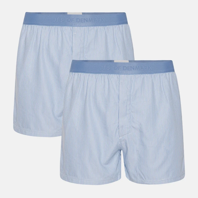 2er-Pack gestreifte Bambus-Boxershorts
