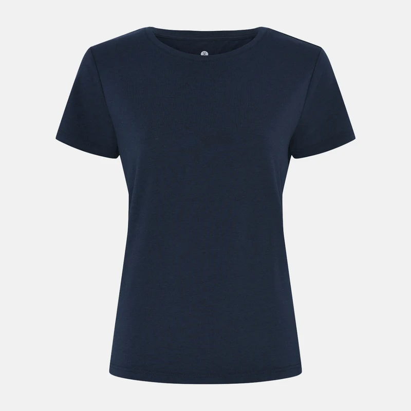 Blaues Bambus-T-Shirt