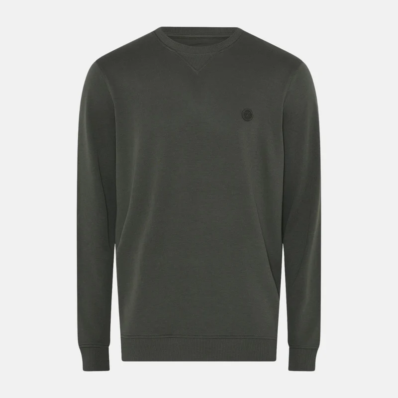 Grünes Sweatshirt aus Bambus