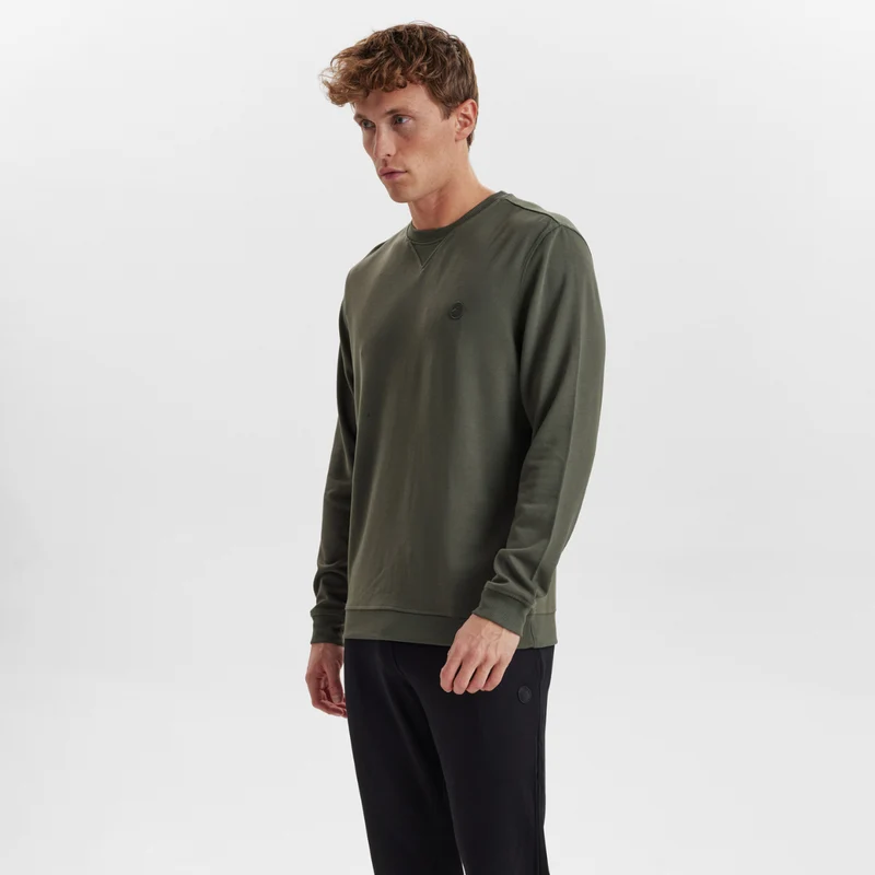 Grünes Sweatshirt aus Bambus