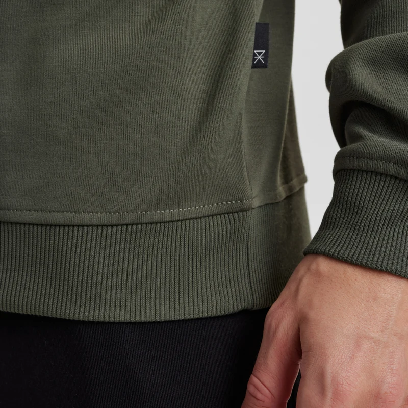 Grünes Sweatshirt aus Bambus