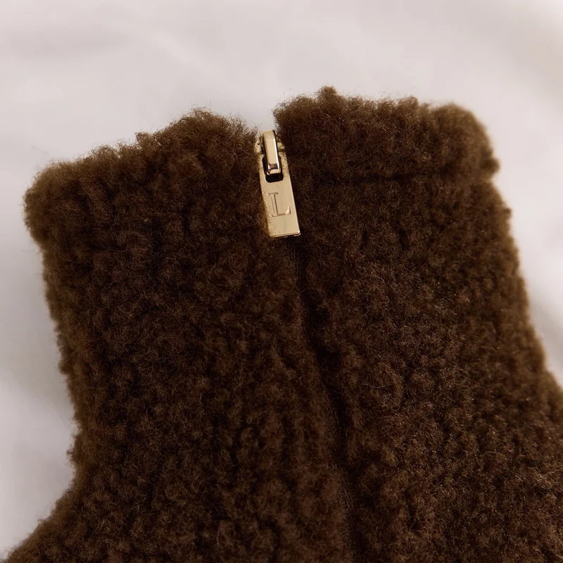Teddy-Wärmflasche - Dunkle Schokolade