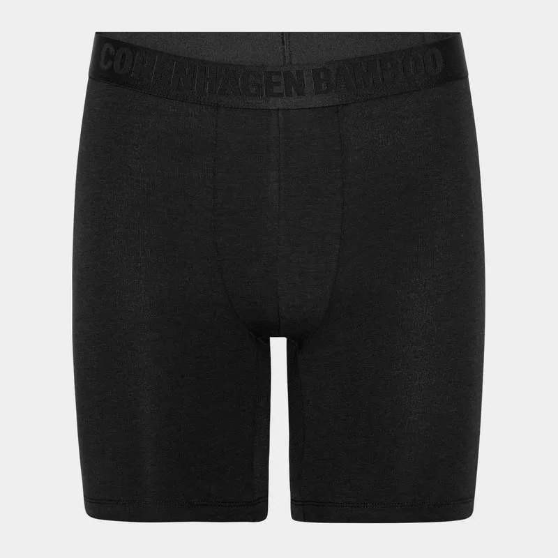 3er Pack Bambusunterhosen mit langen Beinen in schwarz/navy/grau