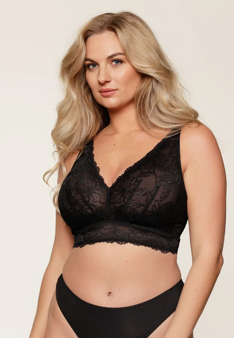 LingaDore 1800P-1 Bralette Schwarz