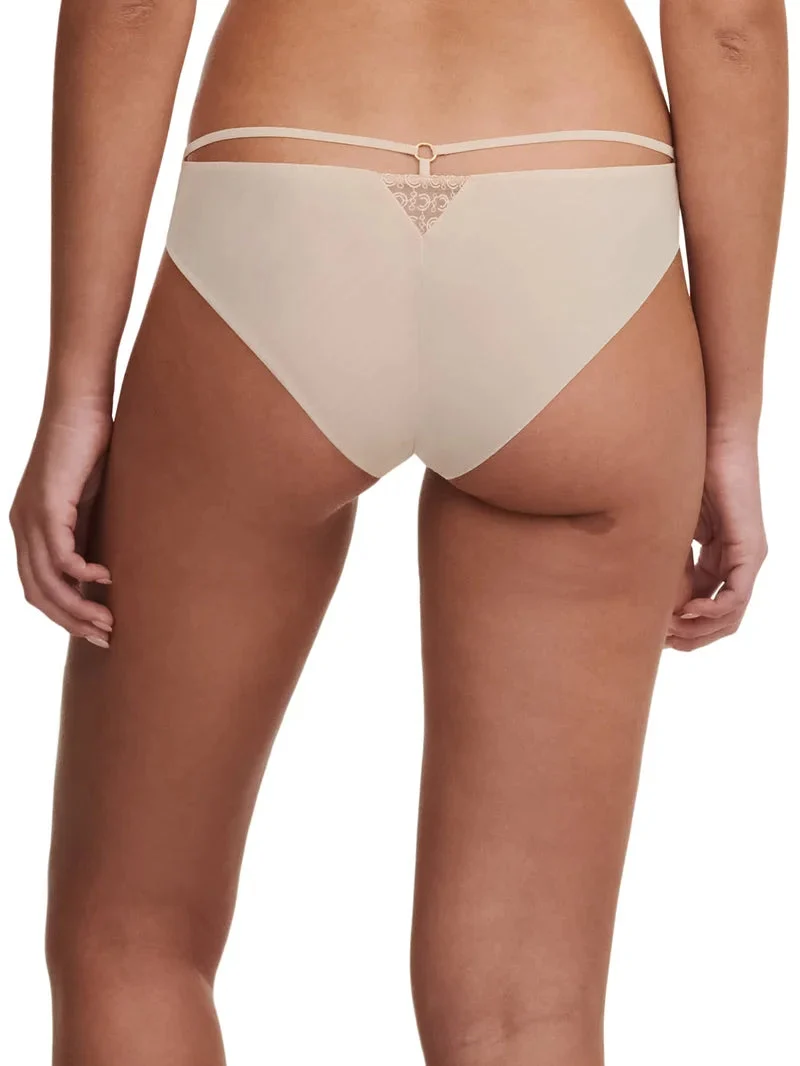 Chantelle - Slip mit Monogramm in Goldbeige
