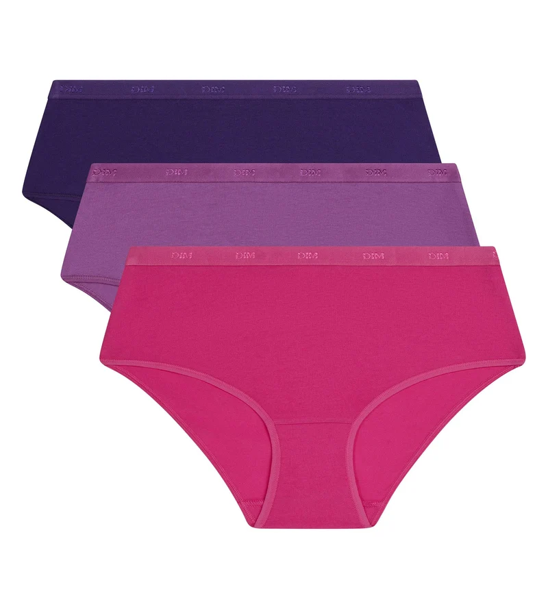 3er-Pack Damenboxershorts Violet Les Pockets Ecodim