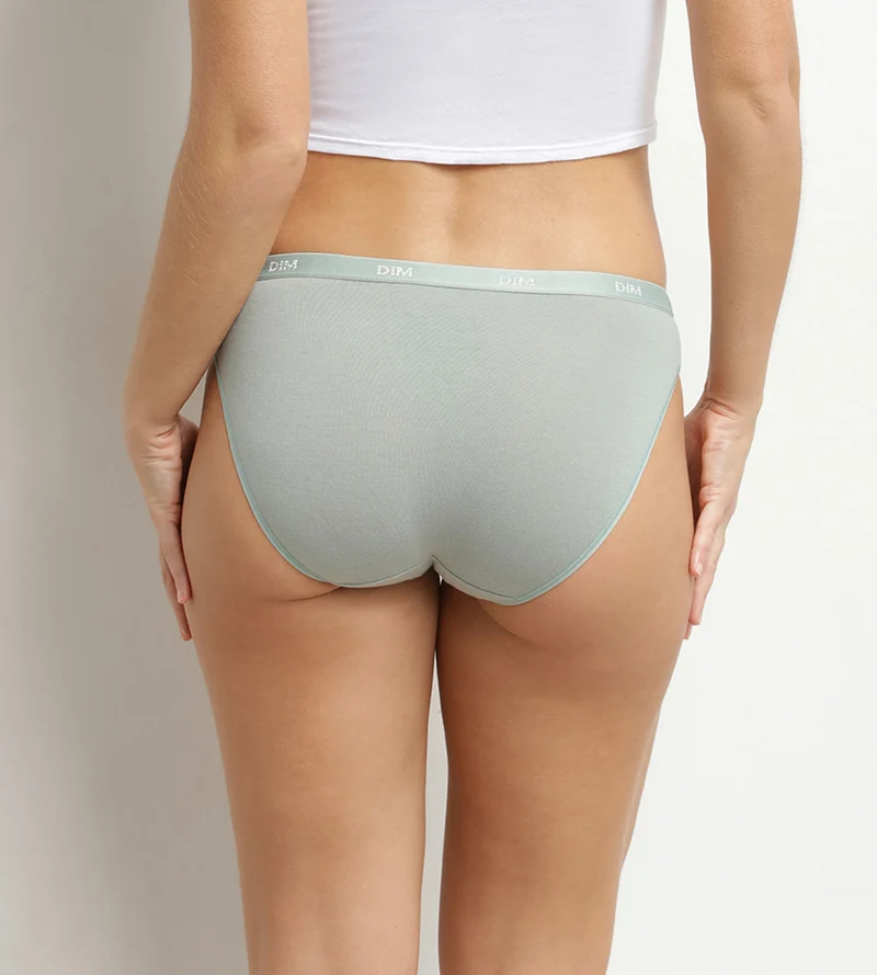 5er-Pack Damenunterhosen aus Stretch-Baumwolle in Terrakotta von Les Pockets Ecodim
