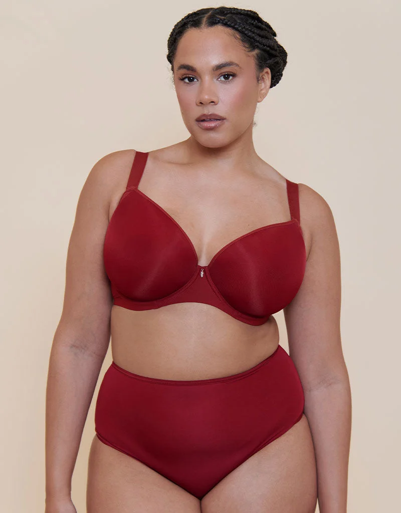 Curvy Kate Everyday Full Brief Deep Red
