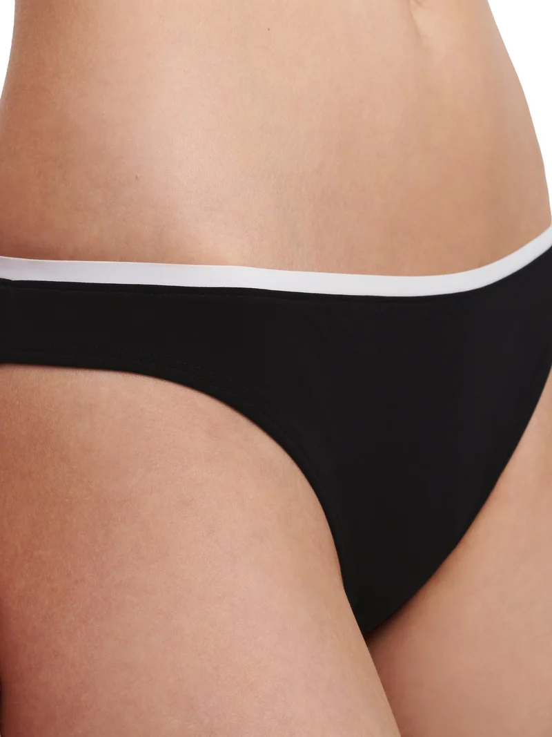 Chantelle Bademode - Authentischer Bikini-Slip Schwarz / Weiß