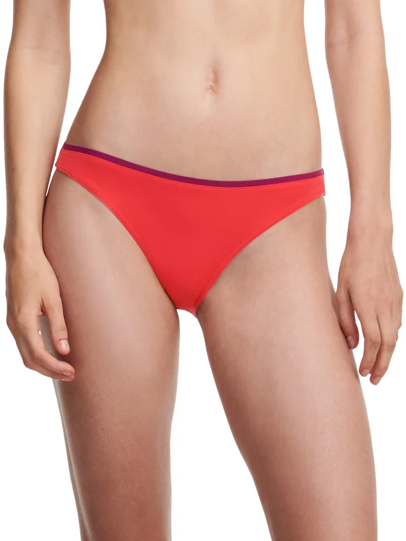 Chantelle Bademode – Authentischer Bikini-Slip Rouge / Orange