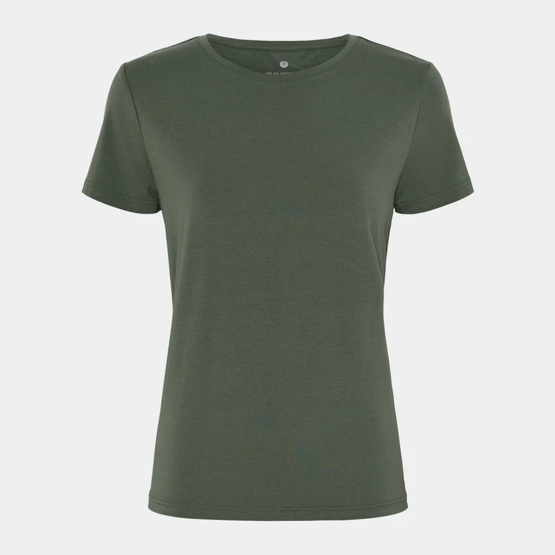 Grünes Bambus-T-Shirt