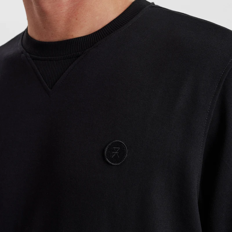 Schwarzes Sweatshirt aus Bambus
