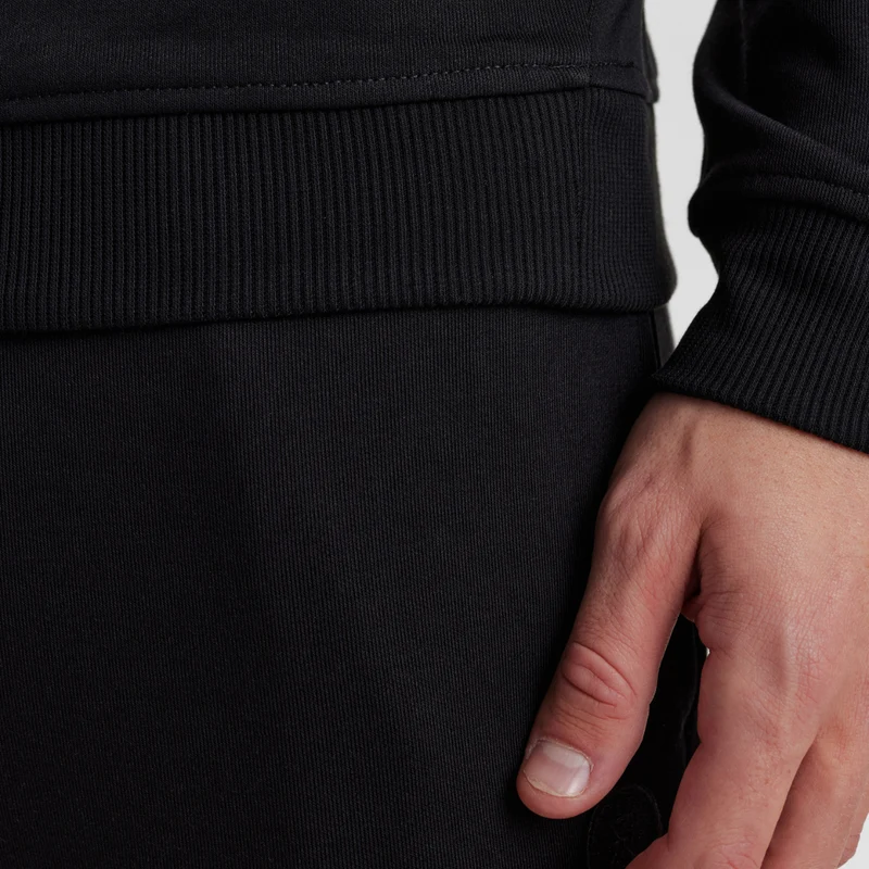 Schwarzes Sweatshirt aus Bambus