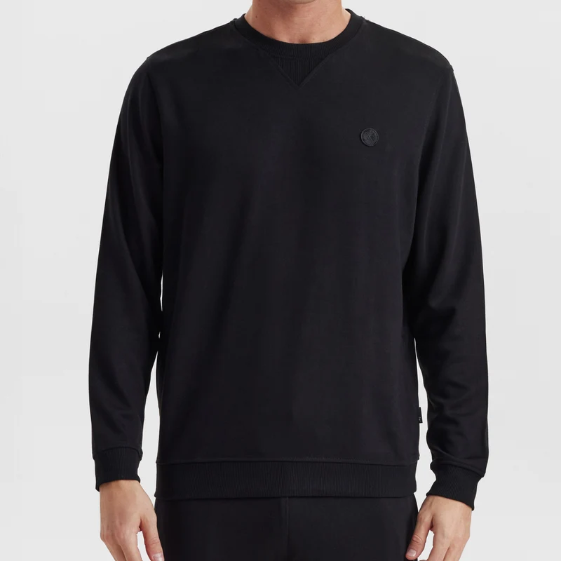 Schwarzes Sweatshirt aus Bambus