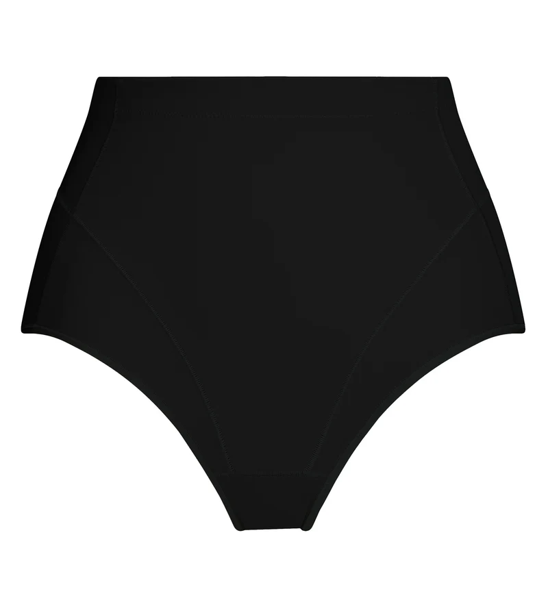 Formender Slip aus schwarzer Mikrofaser Dim Silhouette Contour