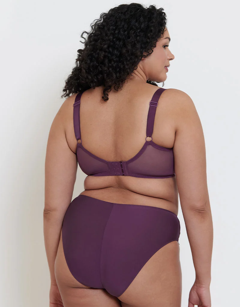 Flirtelle Emilie Deco Classic Brief Deep Purple