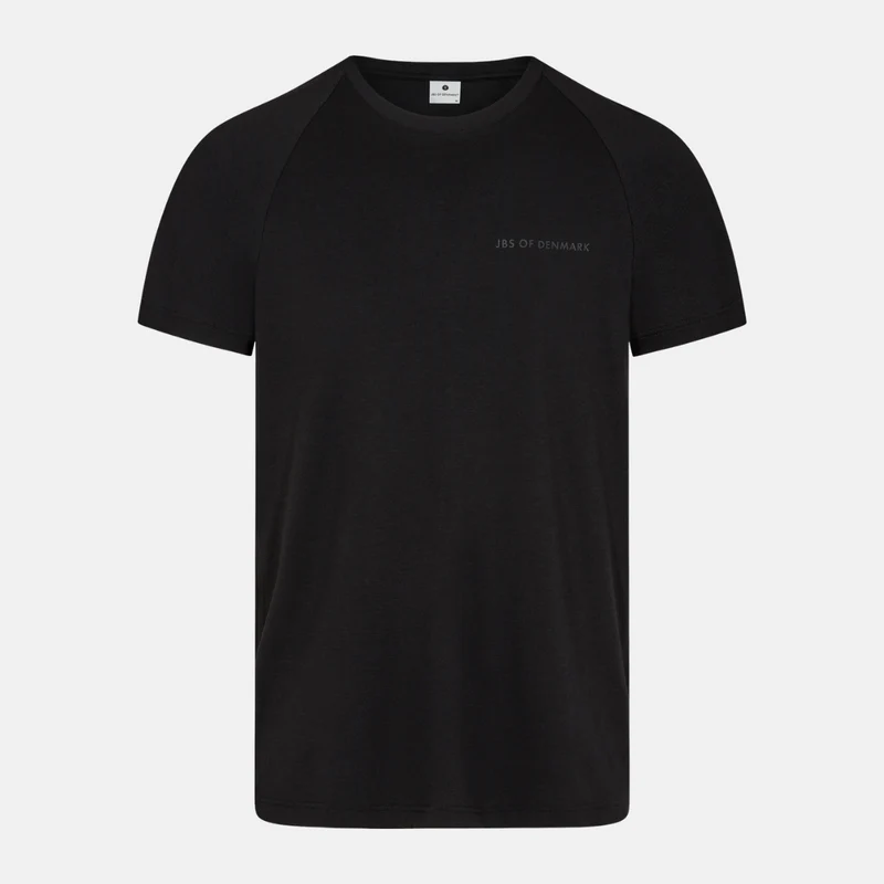 Schwarzes Bambus-T-Shirt