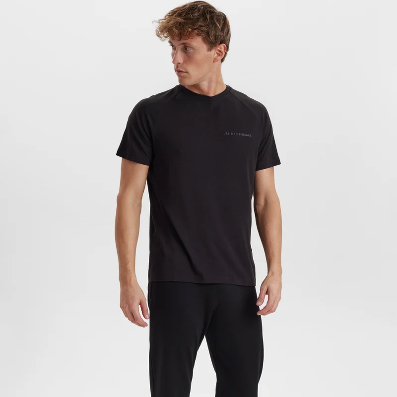 Schwarzes Bambus-T-Shirt