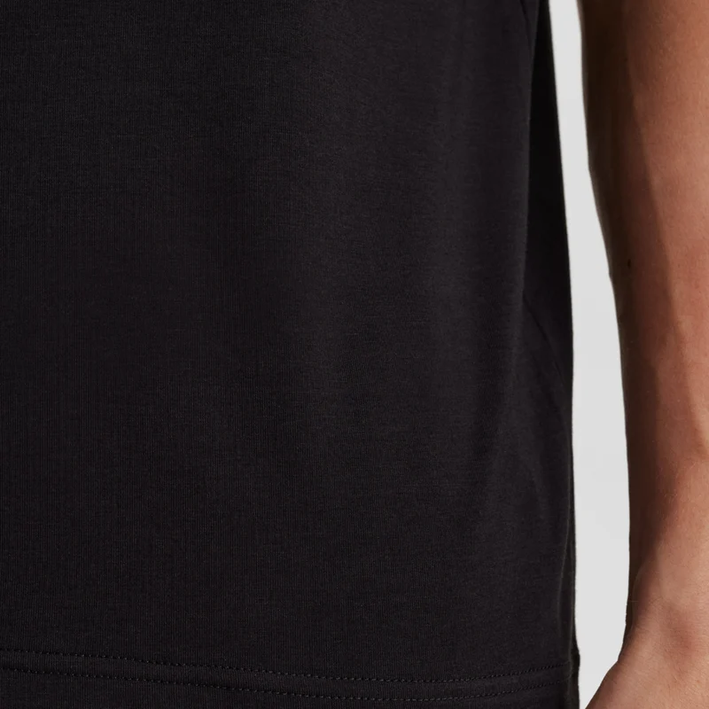 Schwarzes Bambus-T-Shirt