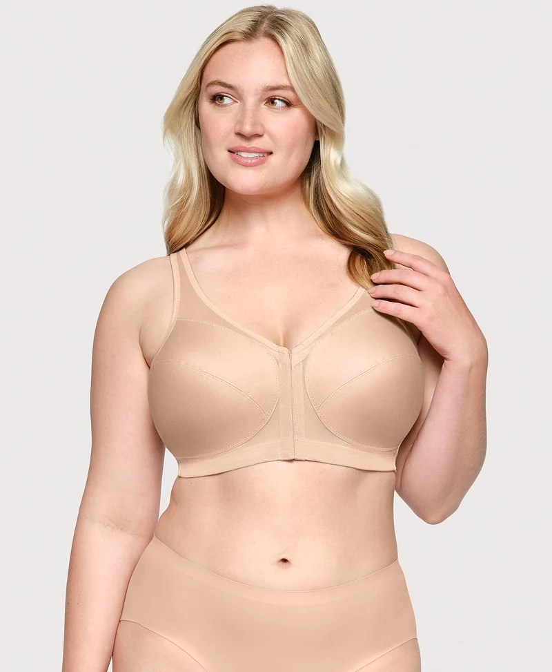 MagicLift Front-Closure Posture Back Bra Cafe