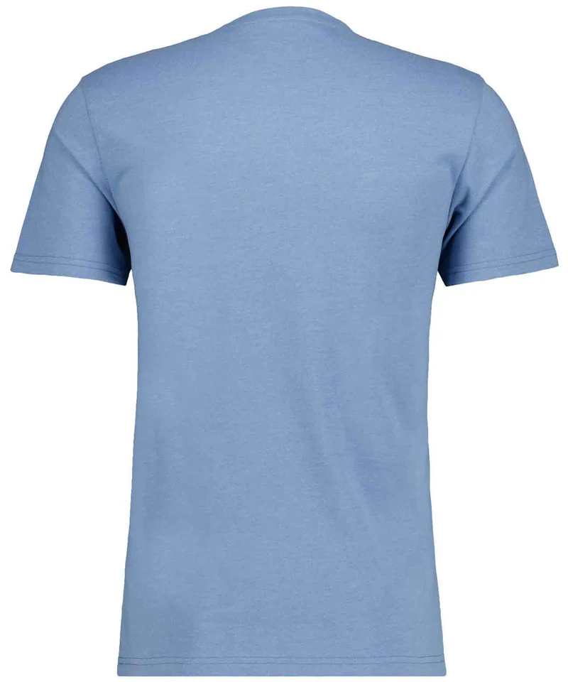 T-Shirt uni mit Brusttasche