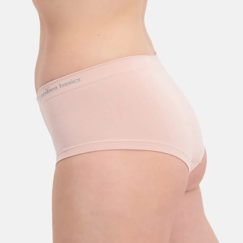 2er-Pack Rosa Bambus-Hipster-Slips
