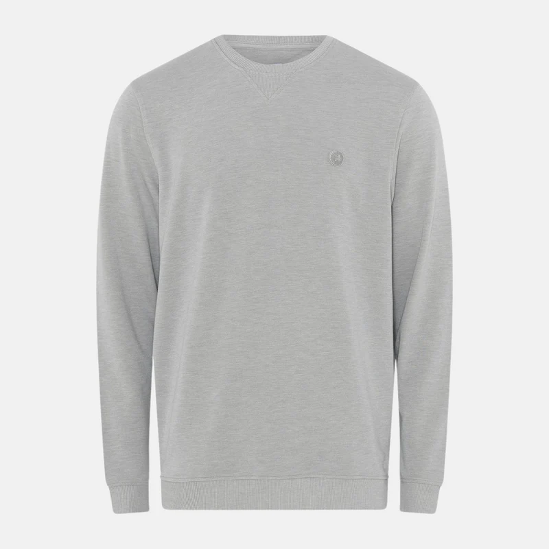 Hellgraues Sweatshirt aus Bambus