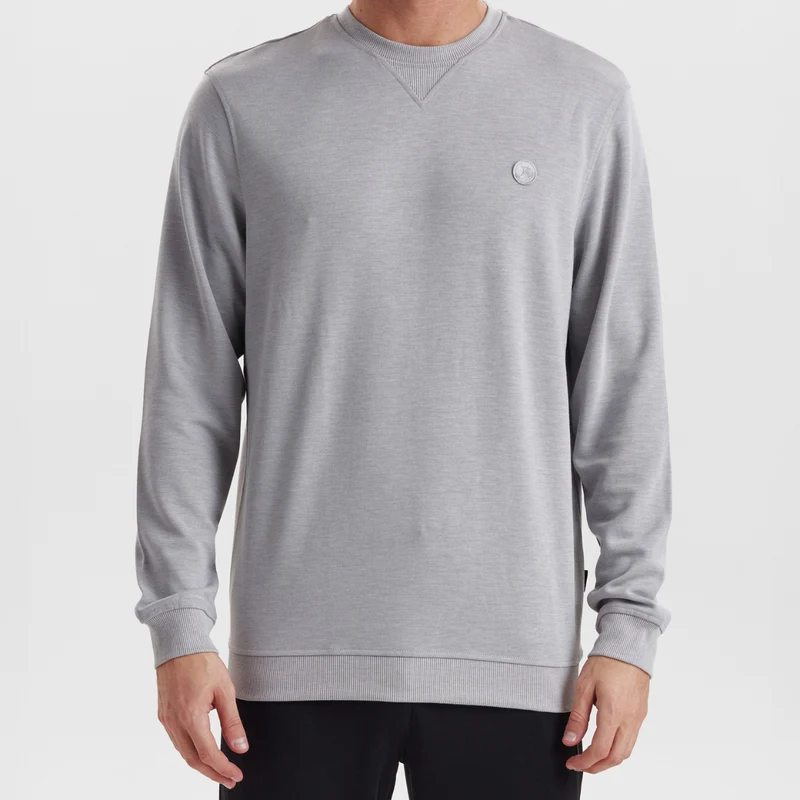 Hellgraues Sweatshirt aus Bambus